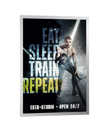 RAMKA MAGNETYCZNA 50X70 CM DURABLE DURAFRAME POSTER 505423 SREBRNA