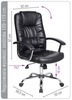 FOTEL BIUROWY OFFICE PRODUCTS CYPRUS CZARNY