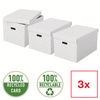 PUDŁO ARCHIWIZACYJNE 355X305X510MM ESSELTE 628286 BIAŁY 3SZT