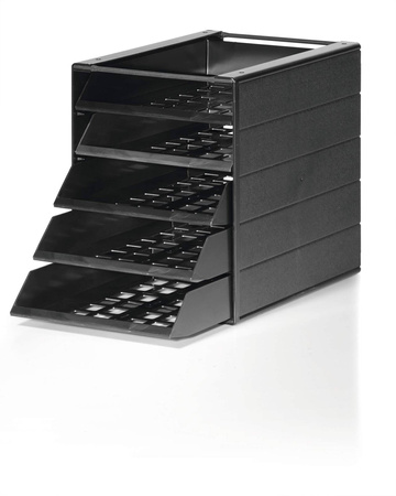 POJEMNIK 244X45X331 DURABLE IDEALBOX BASIC 1712003058 ANTRACYTOWY 5 SZUFLAD