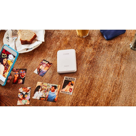 CANON ZINK PHOTO PAPER, ZINK, FOTO PAPIER, BEZ MARGINESU TYP POŁYSK, ZERO INK TYP 3214C002, BIAŁY, 5X7,6CM, 2X3", 20 SZT., TERMO,C