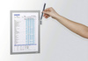 RAMKA MGNETYCZNA A4 DURABLE DURAFRAME MAGNETIC NOTE 498923 SREBRNA