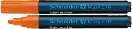 MARKER OLEJOWY SCHNEIDER MAXX 270 POMARAŃCZOWY OKRĄGŁA 1-3MM