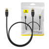 KABEL SIECIOWY BASEUS HIGH SPEED, ETHERNET RJ45, GIGABIT, CAT.7, 0,5M (CZARNY)