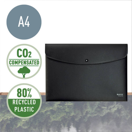 TECZKA KOPERTOWA A4 LEITZ RECYCLE 46780095 CZARNY PP