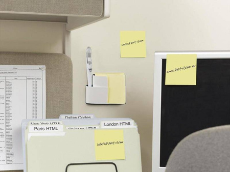KARTECZKI SAMOPRZYLEPNE 76X76MM 3M POST-IT® SUPER STICKY 654-6SSCY-EU ŻÓŁTE 90 KART