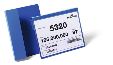 KIESZEŃ MAGAZYNOWA Z ZAKŁADKĄ POZIOMA A5 DURABLE 172207 GRANATOWA 50 SZT