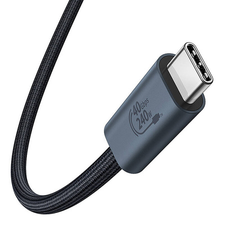 KABEL SZYBKIEGO ŁADOWANIA USB-C DO USB-C BASEUS FLASH 2 240W 1M (CZARNY)