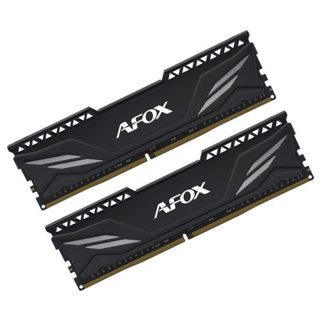 AFOX PAMIĘĆ PC - DDR4 16GB (2X8GB) GAMING 3200MHZ CL16 XMP2 BLACK