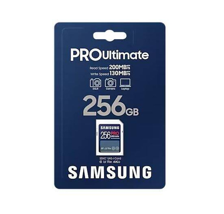 SAMSUNG KARTA PAMIĘCI SD MB-SY256S/WW 256GB PRO ULTIMATE