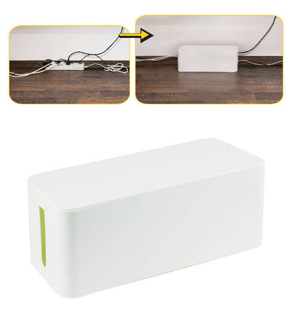 POJEMNIK NA KABLE 320X135X125MM YELLOW ONE YL-PK320B 120-1933 BIAŁY PLASTIKOWY