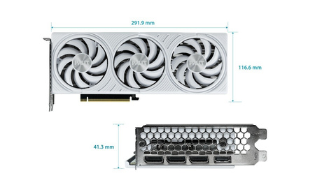 PALIT KARTA GRAFICZNA GEFORCE RTX 5070 WHITE OC 12GB GDDR7 192BIT 3DP/HDMI