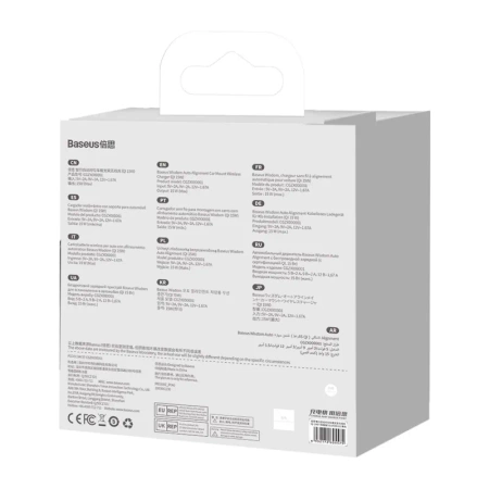 AUTOMATYCZNY UCHWYT SAMOCHODOWY BASEUS WISDOM NA KOKPIT Z ŁADOWARKĄ INDUKCYJNĄ QI (CZARNY)