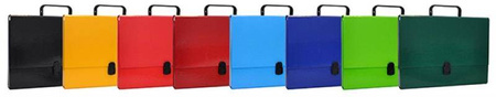 TECZKA Z RĄCZKĄ A4 OFFICE PRODUCTS MIX KOLORÓW TEKTURA POWLEKANA PP 50MM