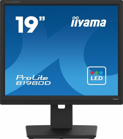 IIYAMA MONITOR 19 CALI B1980D-B5 DVI,VGA,PIVIOT,HAS/150MM,5:4