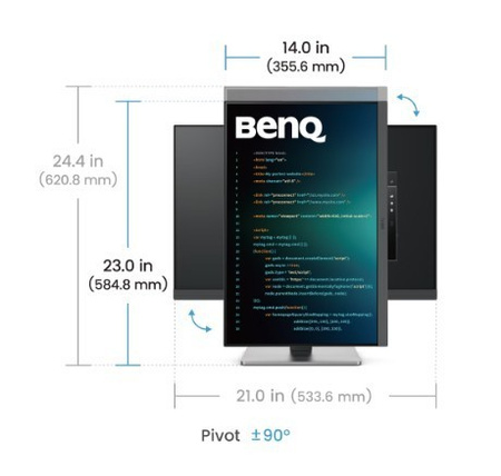 BENQ MONITOR 24 CALE RD240Q WQXGA 5MS/IPS/1200:1/HDMI/DP