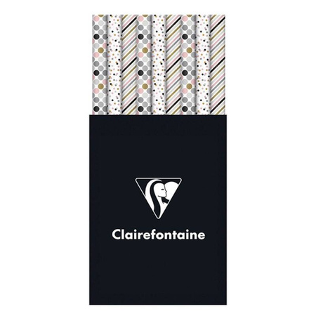 PAPIER PREZENTOWY 2X0,7M CLAIREFONTAINE 57G MIX KOLORÓW