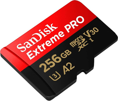 SANDISK KARTA EXTREME PRO MICROSDXC 256GB 200/140 MB/S A2 U3