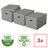 PUDŁO ARCHIWIZACYJNE 355X305X510MM ESSELTE 628287 SZARY 3SZT