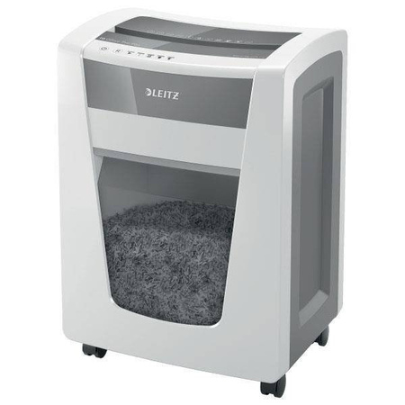 Niszczarka P4 A4 LEITZ IQ HOME SLIM 80010000 10 kartek ścinki 4x28mm 23 litry