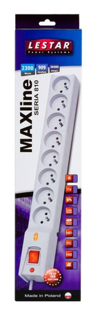 LESTAR LISTWA PRZECIWPRZEPIĘCIOWA LX 810, 1L, 1,5M, SZARA