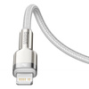 Kabel BASEUS Cafule USB-C-Lightning 1m (biały)