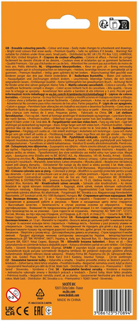 KREDKI OŁÓWKOWE BIC KIDS EVOLUTION ILLUSION 987868 MIX*12