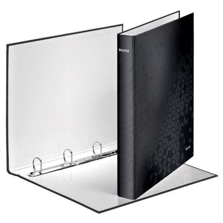 Segregator A4 laminowany LEITZ WOW 40mm 42420095 czarny