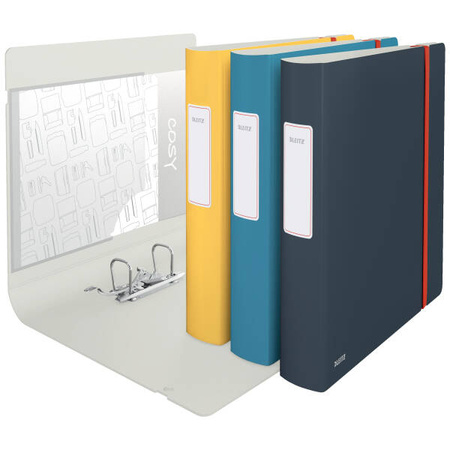 SEGREGATOR A4 LEITZ ACTIVE COSY 180° 65 MM 10390089 AKSAMITNY SZARY