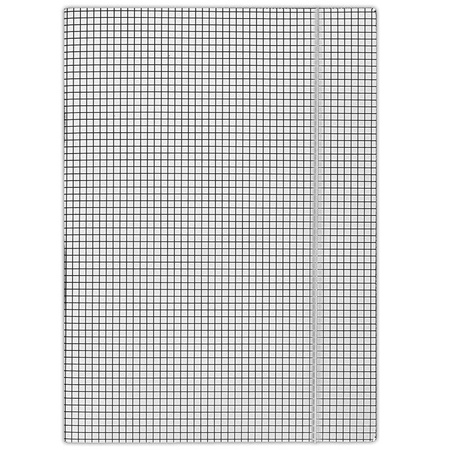 TECZKA Z GUMKĄ A4 DONAU BIAŁA W KRATĘ KARTON 400 G/M²