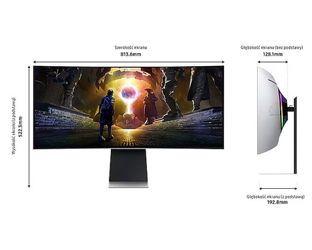 SAMSUNG MONITOR GAMINGOWY 34 CALE LS34DG850SUXDU