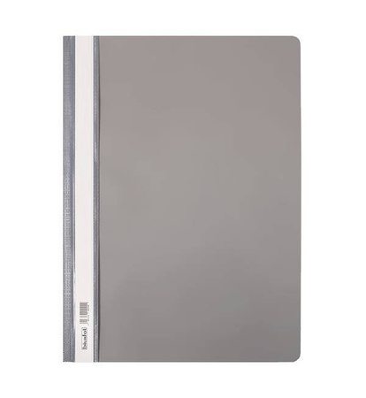 Skoroszyt twardy plastikowy A4 BIUR-FOL ST-01-07  szary PVC 20szt