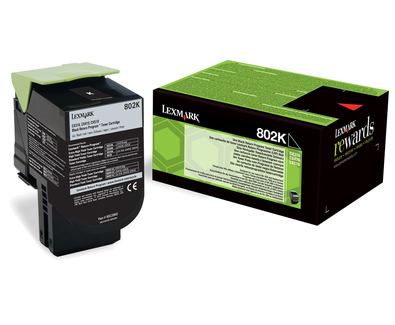 TONER ORYGINALNY LEXMARK 80C20K0 CZARNY 1000 STRON