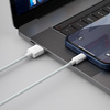 KABEL USB DO LIGHTNING BASEUS SIMPLE WISDOM, 2.4A, 1.5M (BIAŁY) 2SZT.