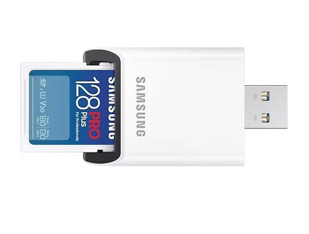 SAMSUNG KARTA PAMIĘCI SD PRO PLUS MB-SD128SB/WW 128GB + CZYTNIK