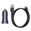 Zestaw BASEUS ładowarka samochodowa 40W + kabel USB-C 1m