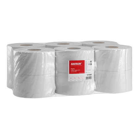 PAPIER TOALETOWY DWUWARSTWOWY KATRIN CLASSIC GIGANT 121050 BIAŁY 130 M 12 SZT.
