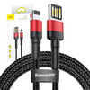 Kabel BASEUS Cafule USB-A-Lightning 1m dwustronny (czarno-czerwony)
