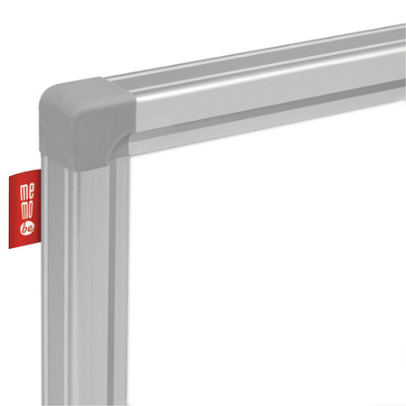 TABLICA SUCHOŚCIERALNA MAGNETYCZNA 100X200CM BIAŁA  MEMOBE OBROTOWA RAMA ALUMINIOWA