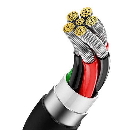 KABEL USB DO USB-C BASEUS SUPERIOR 100W 1M (CZARNY)