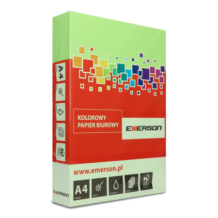 PAPIER KSERO KOLOR A4 EMERSON CIEMNY ZIELONY 160G 250 ARK