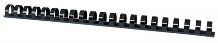 GRZBIET PLASTIKOWY 16MM (145 KARTEK) OFFICE PRODUCTS CZARNY 100 SZT.