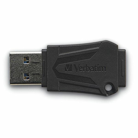 VERBATIM USB FLASH DISK, USB 2.0, 16GB, TOUGHMAX, CZARNY, 49330, USB A, KOMPOZYT KYRONMAX(TM)