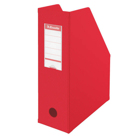 POJEMNIK NA CZASOPISMA SKŁADANY 242X100X318MM ESSELTE SKŁADANY 56073 CZERWONY