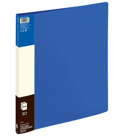 ALBUM OFERTOWY A4 GRAND 9003 120-1196 NIEBIESKL PVC 30 KIESZENI