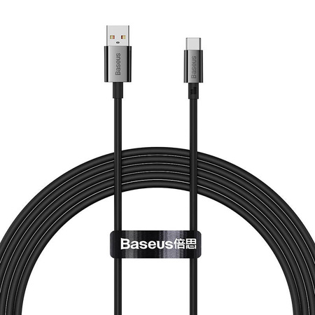 KABEL USB DO USB-C BASEUS SUPERIOR 100W 2M (CZARNY)