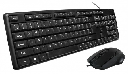 REBELTEC ZESTAW USB KLAWIATURA + MYSZ SIMSON 1,8M