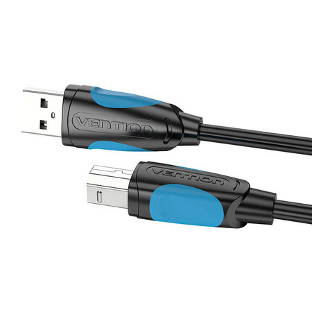 Kabel VENTION VAS-A16-B100 USB-A-USB-B 1m (czarny)