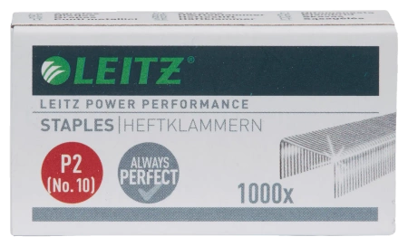 ZSZYWKI GALWANIZOWANE LEITZ P2 NO.10 55770000 15 KART. 1000SZT.