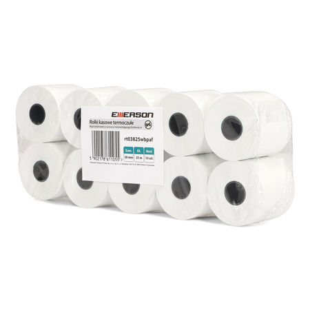 ROLKA TERMICZNA 38MM X25M EMERSON 10SZT BPA FREE